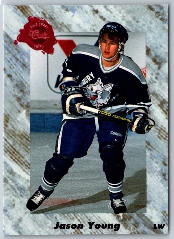 1991 Classic Draft Picks French Jason Young #45