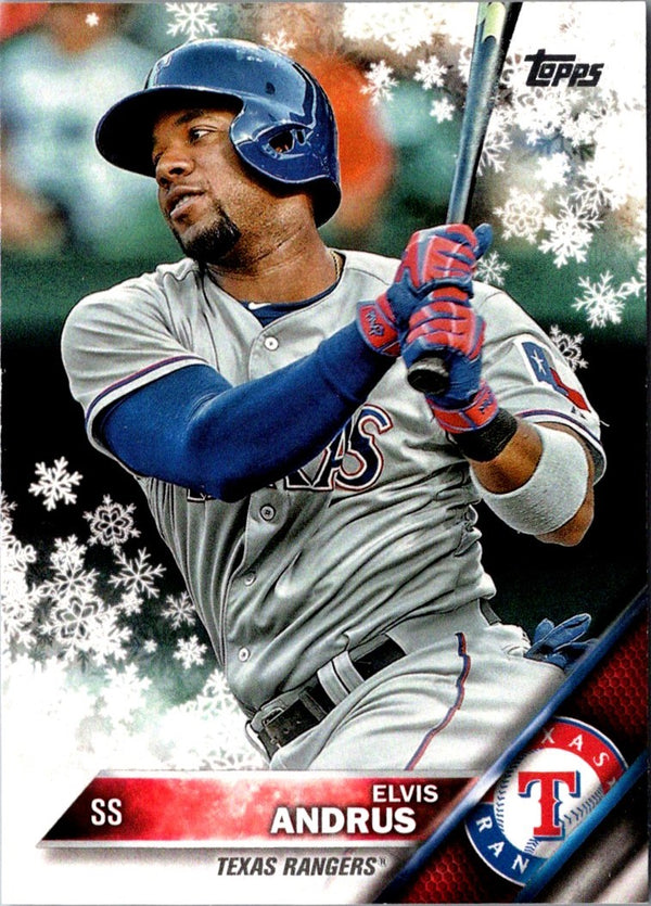 2016 Topps Holiday Baseball Elvis Andrus #HMW92