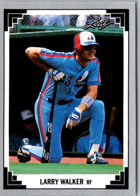 1991 Leaf Larry Walker #241