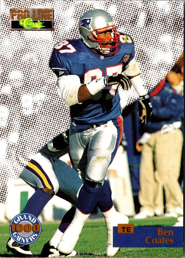 1995 Pro Line Grand Gainers Ben Coates #G-10