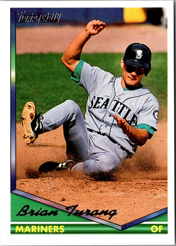 1994 Topps Brian Turang #82 Rookie