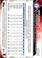 2016 Topps Opening Day Josh Hamilton #OD-102