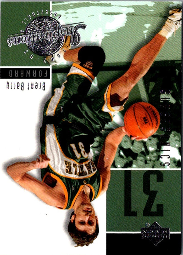 2002 Upper Deck Inspirations Brent Barry #80