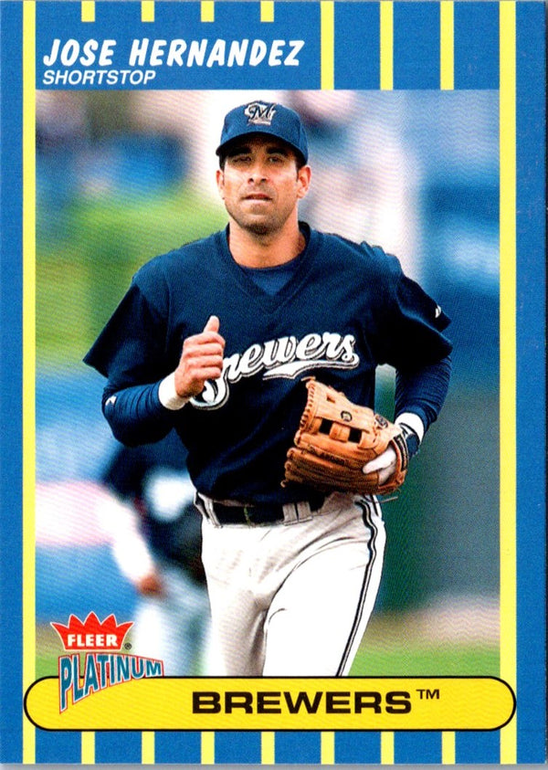 2003 Fleer Platinum Jose Hernandez #28