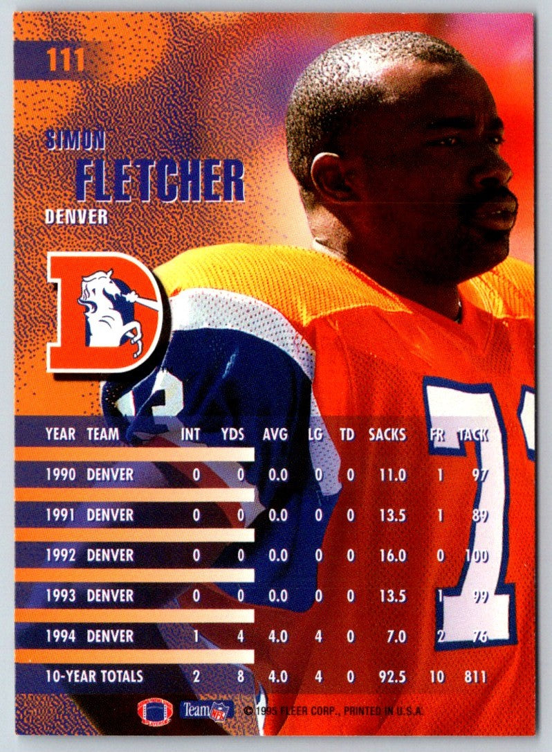 1995 Fleer Simon Fletcher