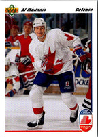 1991 Upper Deck French Al MacInnis #8A