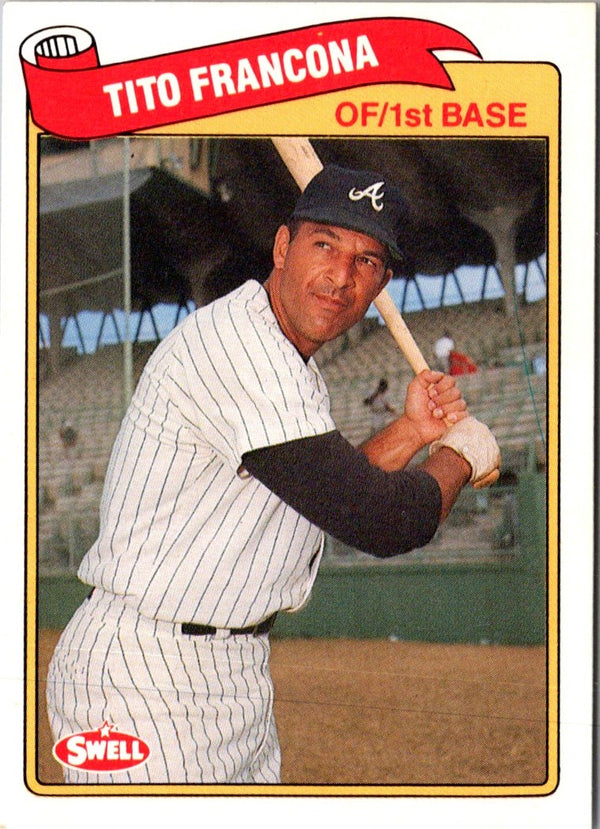 1989 Swell Baseball Greats Tito Francona #76
