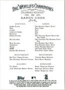 2010 Topps Allen & Ginter Aaron Cook