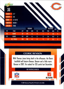 2007 Score Cedric Benson