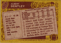 1986 Topps Albert Bentley #317 Rookie NM+