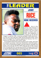 1991 Score Jerry Rice #665