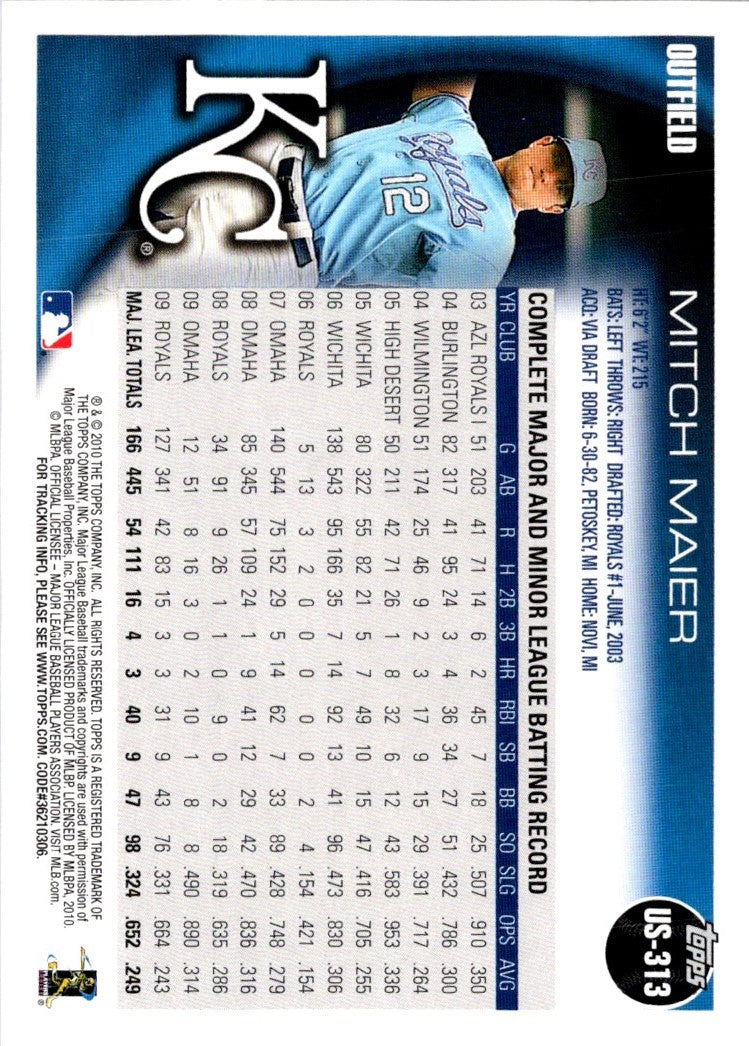 2010 Topps Update Mitch Maier