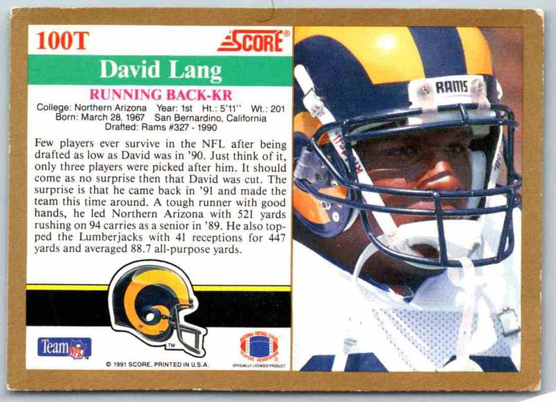 1991 Score David Lang