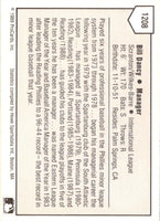 1989 ProCards Bill Dancy #1208