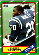 1986 Topps Albert Bentley