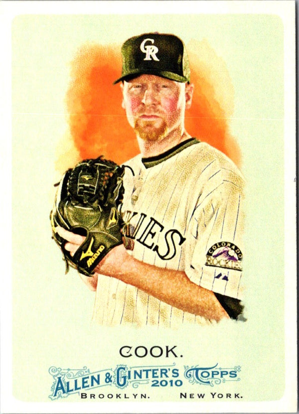 2010 Topps Allen & Ginter Aaron Cook #244