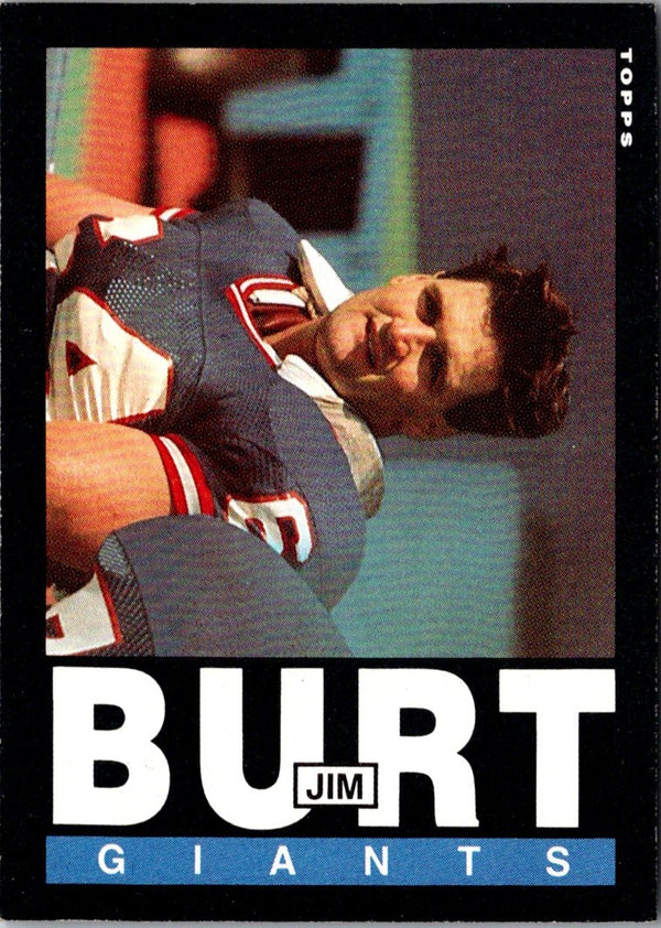 1985 Topps Jim Burt #112 Rookie