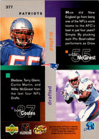 1997 Collector's Choice Terry Glenn/Drew Bledsoe/Curtis Martin/Willie McGinest/Ben Coates #377