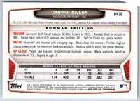 2013 Bowman Darwin Rivera #BP20