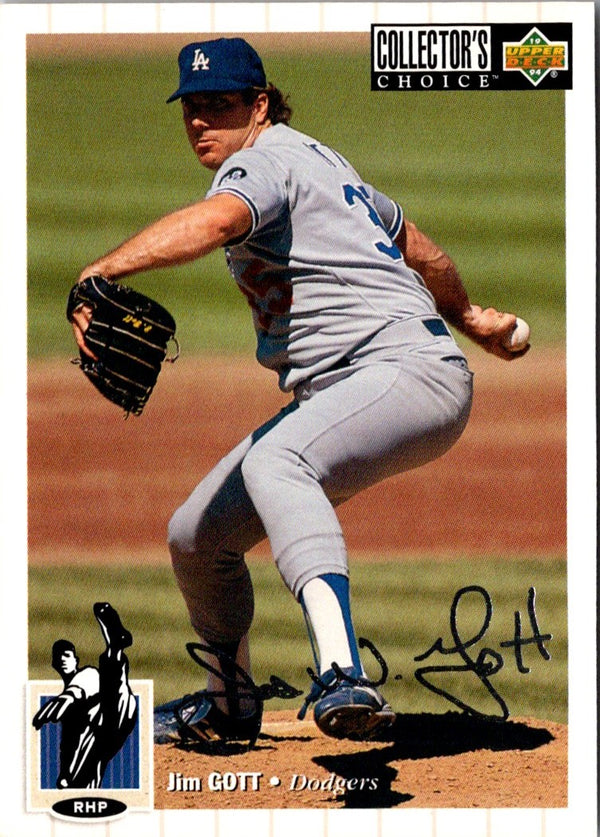 1994 Collector's Choice Silver Signature Jim Gott #113