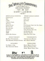 2011 Topps Allen & Ginter Cory Luebke #286 Rookie