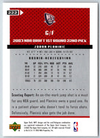 2003 Upper Deck MVP Zoran Planinic #222 Rookie