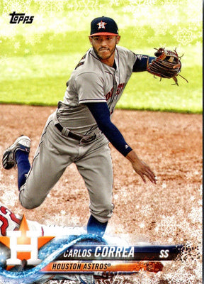 2018 Topps Holiday Carlos Correa #HMW141