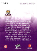 2007 Press Pass SE Insider Insight LaRon Landry