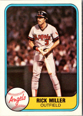 1981 Fleer Rick Miller #279