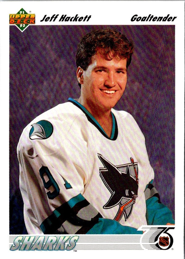 1991 Upper Deck French Jeff Hackett #58A