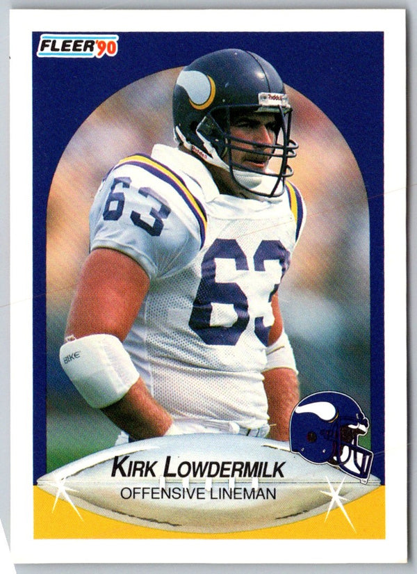 1990 Fleer Kirk Lowdermilk #104