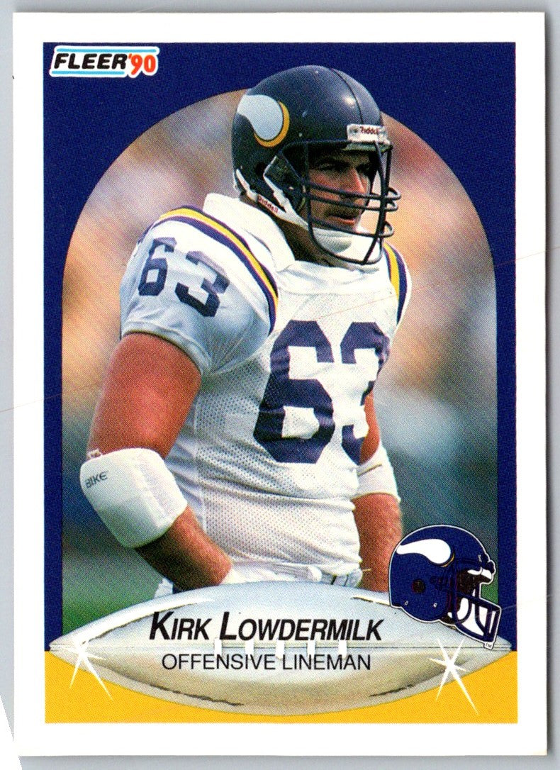 1990 Fleer Kirk Lowdermilk