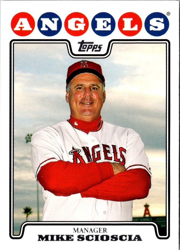 2008 Topps Mike Scioscia #423