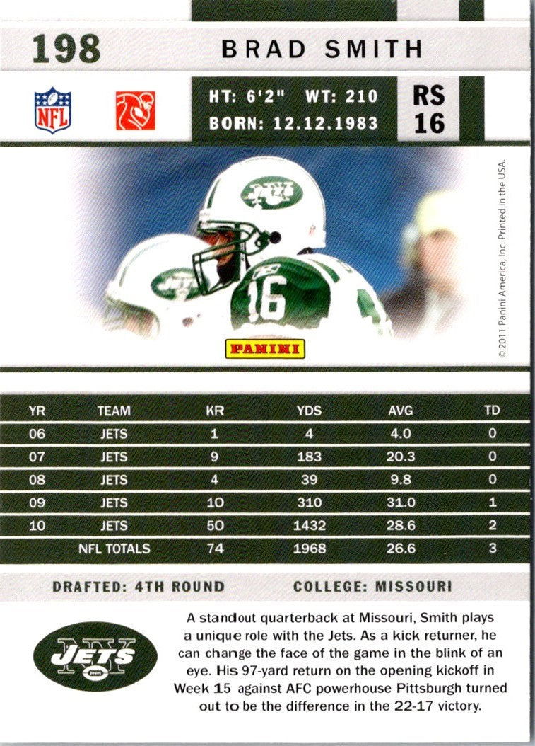 2011 Score Brad Smith