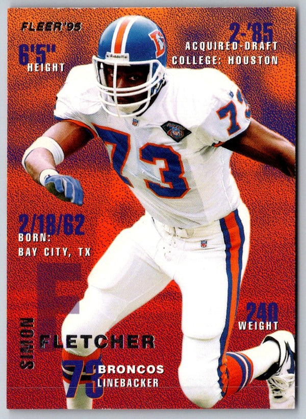 1995 Fleer Simon Fletcher #111