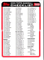 2005 Topps Checklist Checklist Series 1 #2