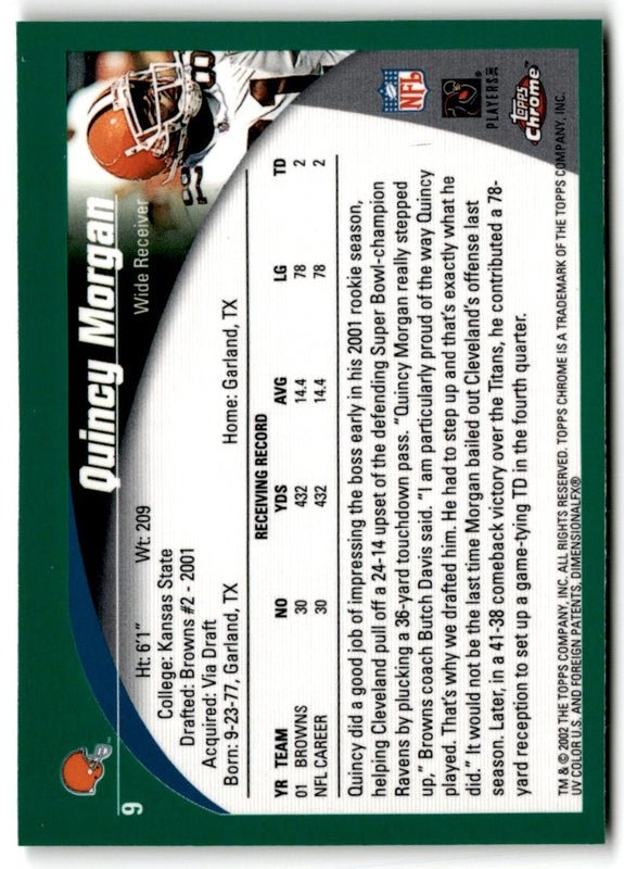 2002 Fleer Tradition Quincy Carter #37