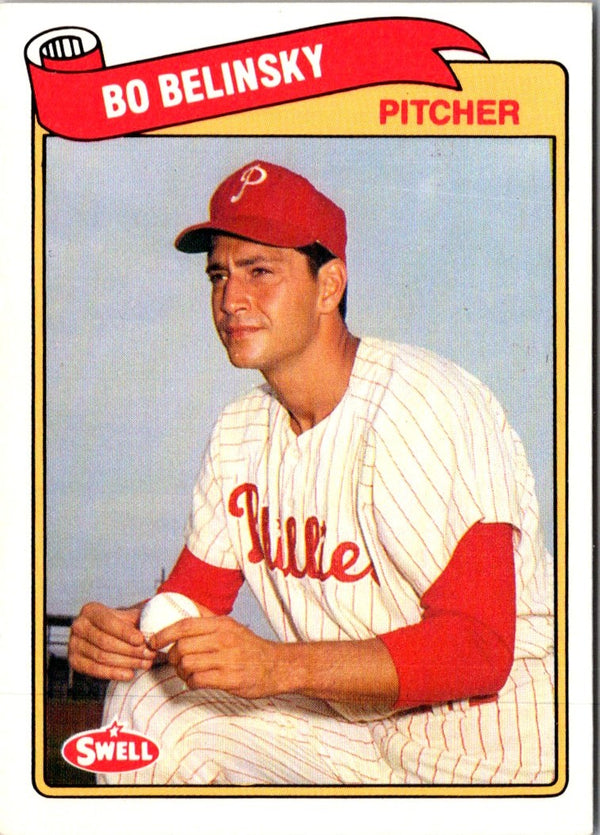 1989 Swell Baseball Greats Bo Belinsky #16