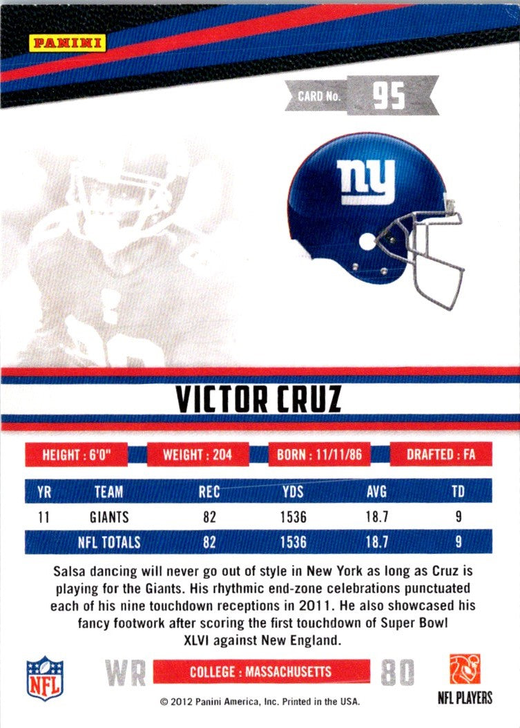 2012 Panini Rookies & Stars Victor Cruz