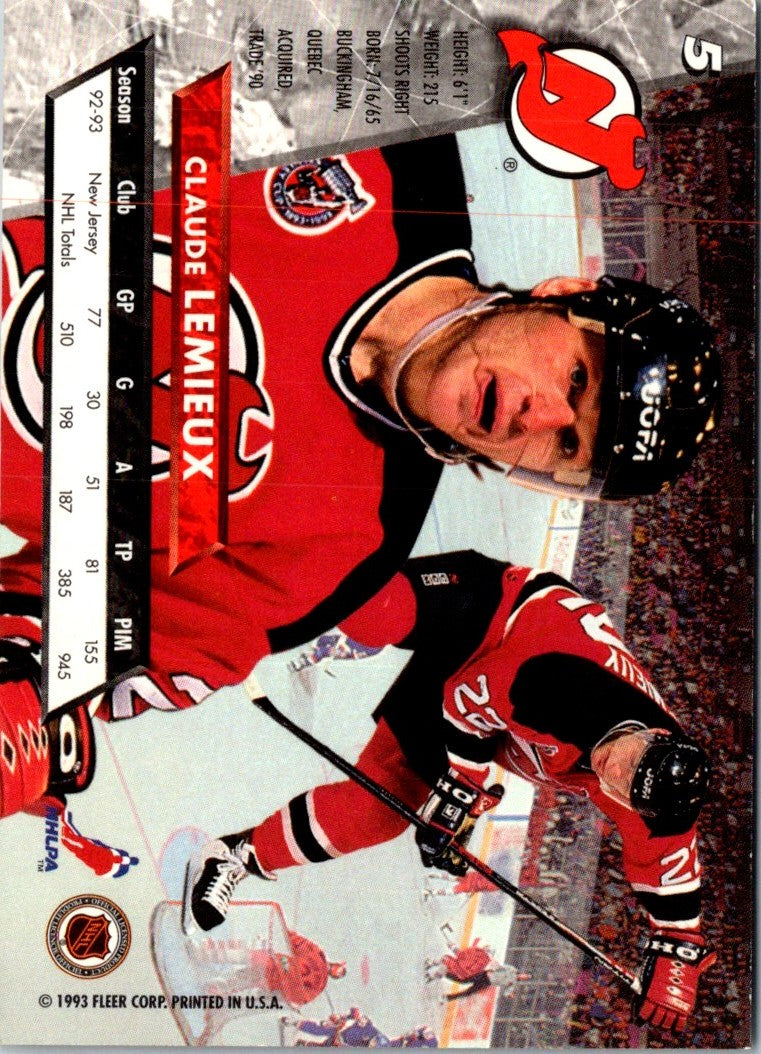 1993 Fleer PowerPlay Claude Lemieux