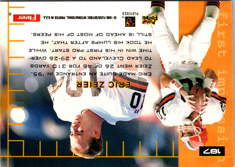 1996 Ultra Eric Zeier