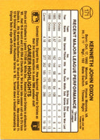 1987 Donruss Ken Dixon #171