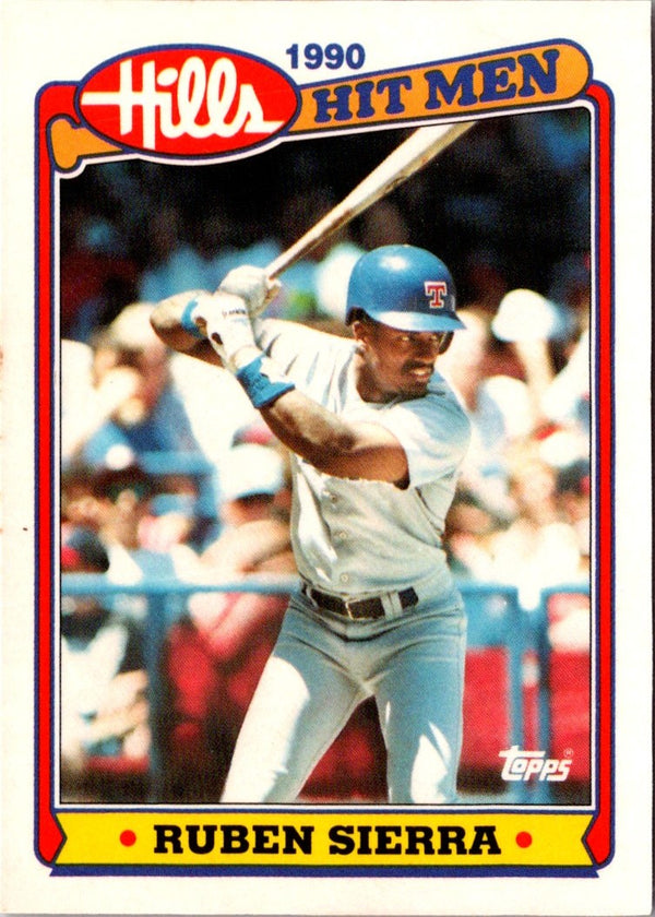 1990 Topps Hills Hit Men Ruben Sierra #20