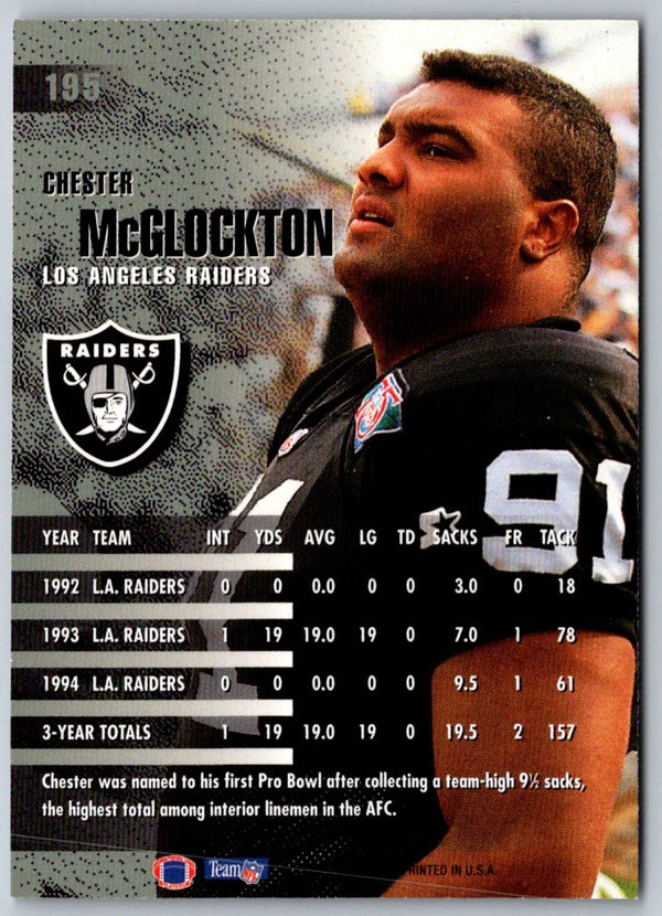 1994 Pro Line Live Chester McGlockton #68