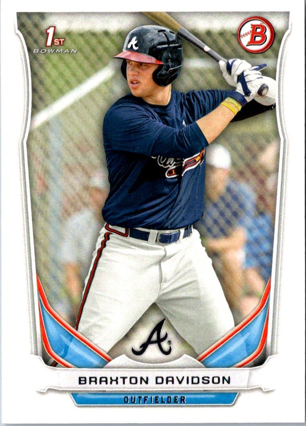 2014 Bowman Draft Picks & Prospects Braxton Davidson #DP28