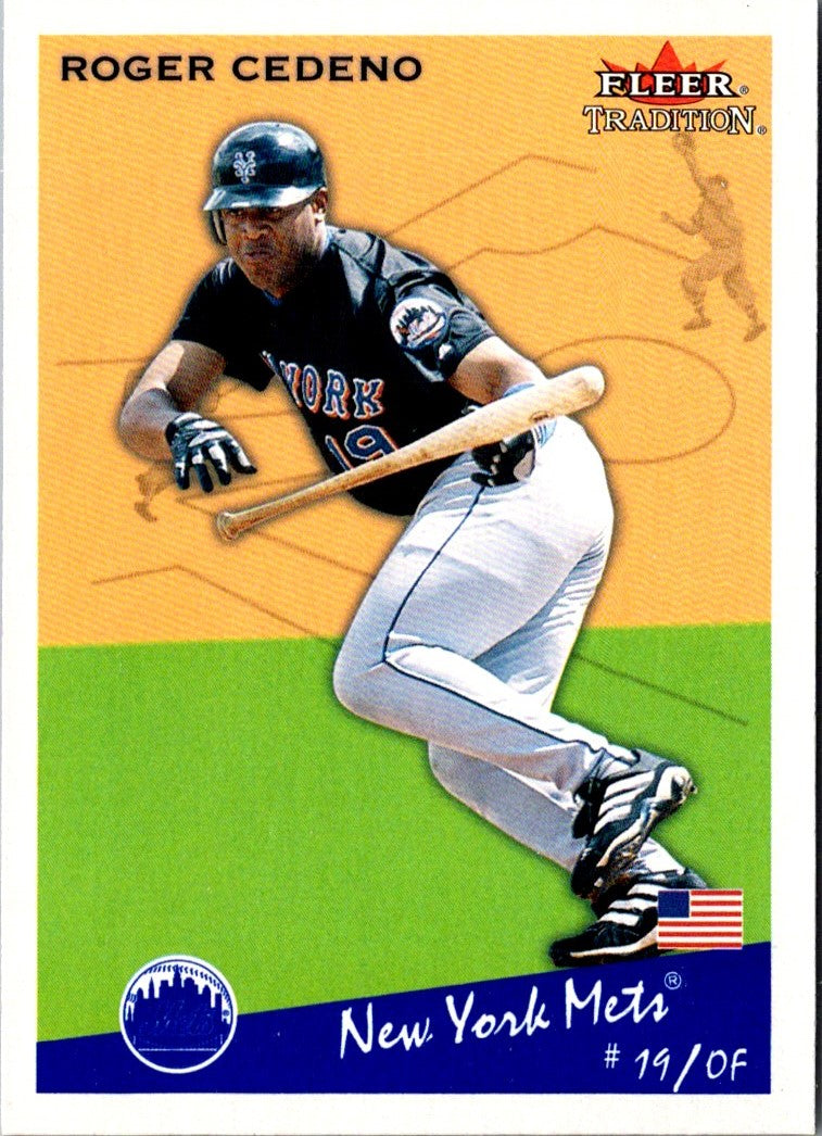 2002 Fleer Tradition Update Roger Cedeno