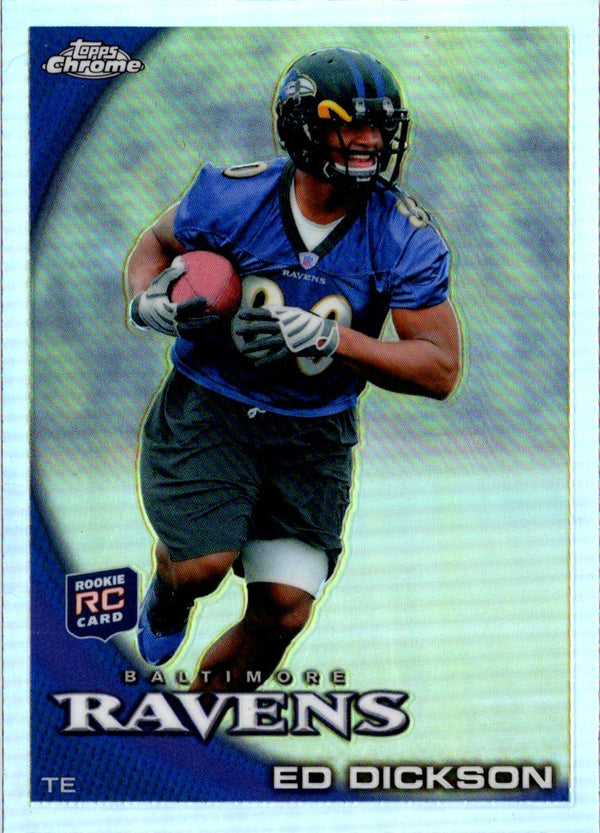 2010 Topps Chrome Ed Dickson #C185 Rookie