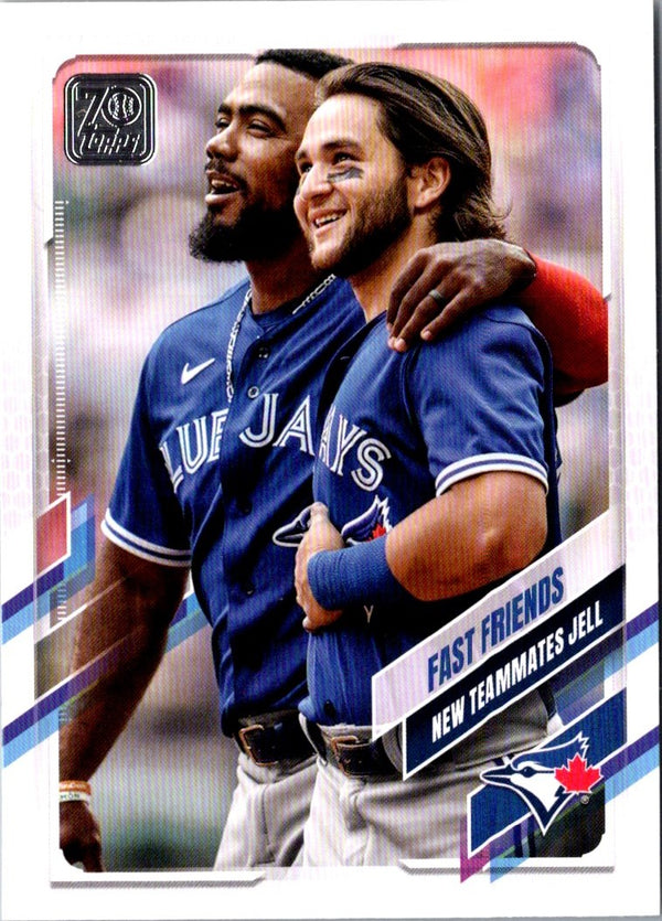 2021 Topps Update Marcus Semien/Bo Bichette #US48