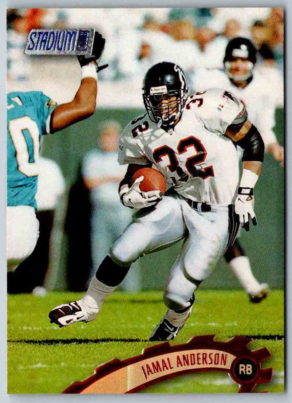 1997 Topps Stadium Club Football Jamal Anderson #335