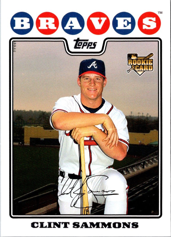 2008 Topps Clint Sammons #97 Rookie